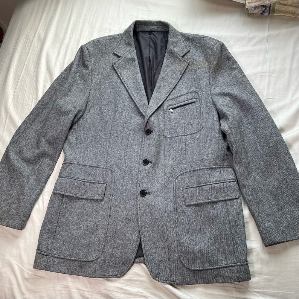 Zara Man - Grey Blazer Jacket (Size US 46)